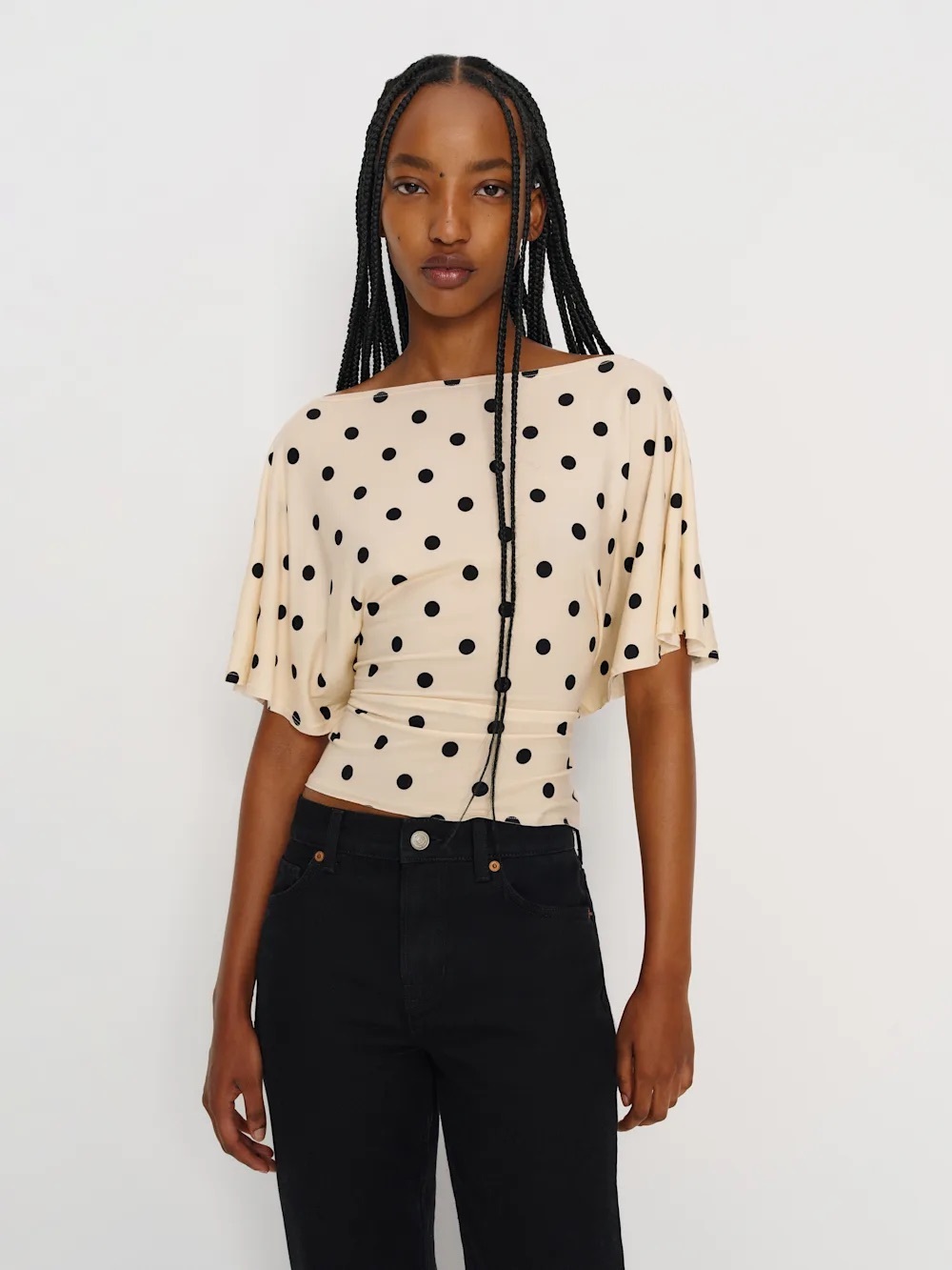Reformation Avery Knit Top